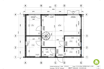 Maison 70 m² en bois kit RE2020 avec permis de construire NOLAY V12_A2