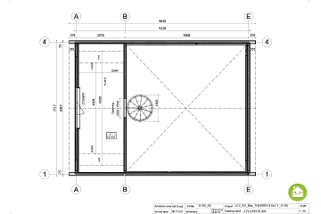 Maison 70 m² en bois kit RE2020 avec permis de construire NOLAY V12_A2