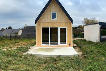 Chalet en bois habitable TULLE V1_A1