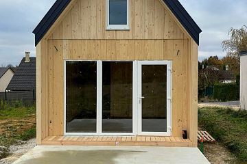 Chalet en bois habitable TULLE V1_A1