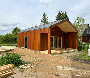ORANGE V2_A1 – Maison Modulaire Moderne 45 m² avec Terrasse | Co