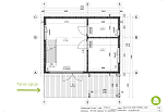 Maison modulaire SETE V8_A1 – une solution moderne, fonctionnelle et économique, 6,9x7,3 m