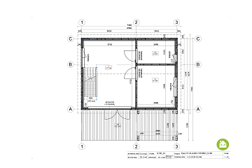 Maison 54 m² ossature bois résidentielle RODEZ V8_A1
