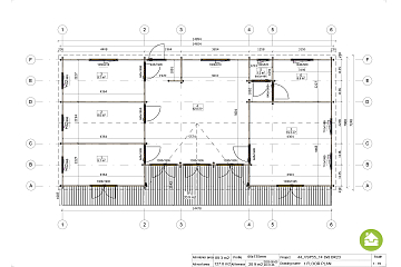 Chalet en bois habitable ORAN VSP55