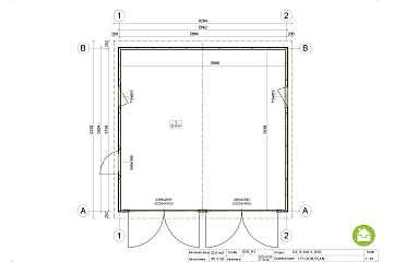 Garage ossature bois MELUN G2.1