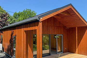 Maison 44 m² en bois kit RE2020 avec permis de construire ORANGE V2_A1