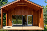 Maison ossature bois ORANGE V2_A1, 45m2, 11,1x5,8, construction rapide, personnalisable, éco-énergétique