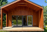 Maison 44 m² en bois kit RE2020 avec permis de construire ORANGE V2_A1, 44 m2