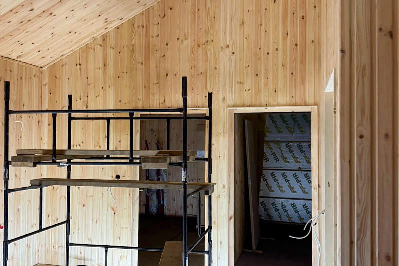 Maison 44 m² en bois kit RE2020 avec permis de construire ORANGE V2_A1, 44 m2