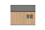 Maison 24 m² en bois kit RE2020 avec permis de construire ANNECY V7_A1