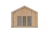 Maison 24 m² en bois kit RE2020 avec permis de construire ANNECY V7_A1