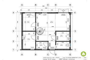 Maison 70 m² en bois kit RE2020 avec permis de construire NOLAY V12_A2
