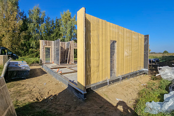 Maison 70 m² en bois kit RE2020 avec permis de construire MENDE V12_A1