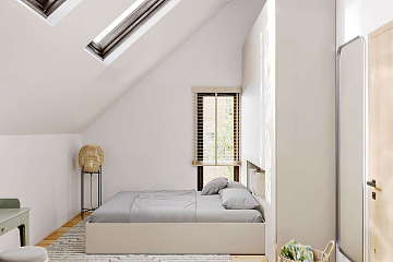 Maison 97 m² en bois kit RE2020 avec permis de construire QUIMPER V17_A1