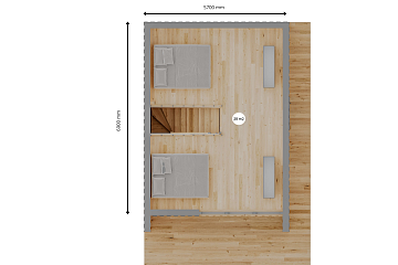 Maison 58 m² en bois kit RE2020 avec permis de construire METZ V11.1_A1