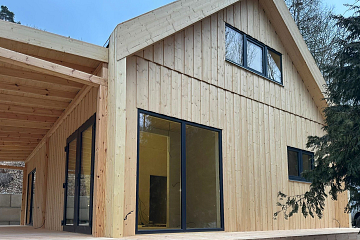 Maison 70 m² en bois kit RE2020 avec permis de construire MENDE V12_A1