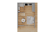 Maison 58 m² en bois kit RE2020 avec permis de construire METZ V11.1_A1_ROI