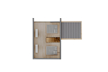 Maison 68 m² en bois kit RE2020 avec permis de construire LAURAC V11_A1_Mix2