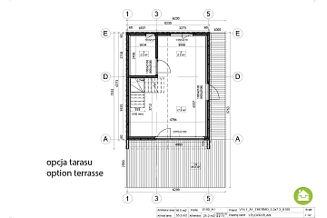 Maison 58 m² en bois kit RE2020 avec permis de construire COLMAR V14.1_A1