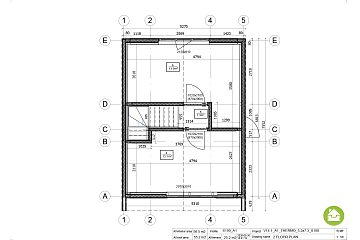 Maison 58 m² en bois kit RE2020 avec permis de construire COLMAR V14.1_A1