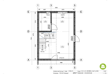 Maison 56 m² en bois kit RE2020 avec permis de construire COLMAR V14.1_A1