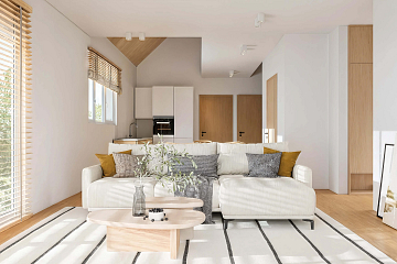 Maison 150 m² en bois kit RE2020 avec permis de construire GRASSE   V9_A1