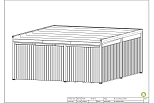 Carport bois BLOND C1.1, 31 m2, pas cher, façade2
