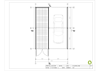 Carport bois DINSAC C1.2, 31 m2, acheter, plan de RDC
