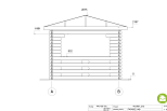 Pavillons bois ARAMON MS1, 44mm, 58mm, 9-16 m2, prix, facade3
