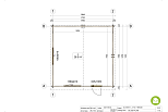 Domek ogrodowy RYKI SN15, 34mm, 44mm, 15-24 m2, cena, fasade, plan de RDC