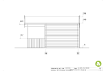 Abri de jardin EVIAN, 34-58 mm, 27 m2, sur mesure, facade4
