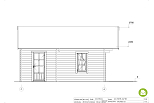 Chalet en bois habitable BOURGET VSP28, 30m2, 44mm, 58mm, RE2020, habitable, facade2