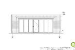 Chalet en bois CHAUMONT VSP41, 48m2, 44mm, 58mm, RE2020, habitable, facade1