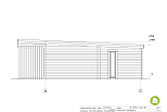 Chalet en bois habitable DOLE VSP42, 48m2, 44mm, 58mm, RE2020, habitable, facade3