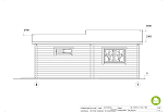Chalet en bois habitable LARRAU VSP47, 34m2, 44mm, 58mm, RE2020, prix, facade4