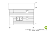 Chalet en bois habitable OLIVET VSP50.1, 47m2, 44mm, 58mm, RE2020, habitable, facade2
