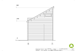 Chalet en bois habitable AIX VSP53, 31m2, 44mm, 58mm, RE2020, prix facade4