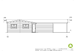 Chalet en bois habitable ORLEANS VSP59, 86m2 44mm, 58mm, RE2020, habitable, facade2