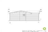 Chalet en bois habitable ORLEANS VSP59, 86m2 44mm, 58mm, RE2020, habitable, facade4