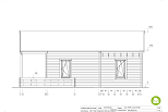 Chalet en bois habitable ORMOND VSP8.2, 55m2, 44mm, 58mm, RE2020, prix, facade3